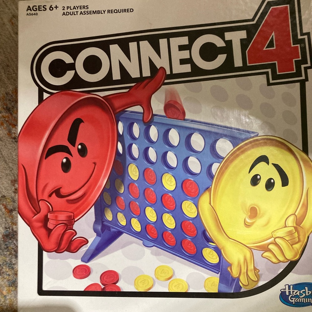 Hasbro Red and Yellow Connect 4 Puzzle Game